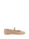 Gianvito Rossi Carla Nappa Leather Ballet Flats