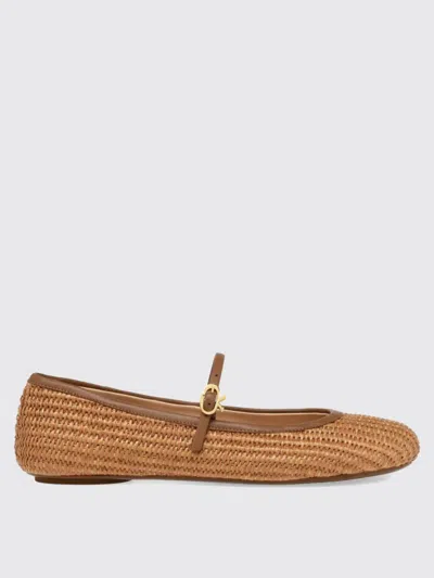 Gianvito Rossi Ballet Flats  Woman Color Leather In Brown