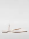 Gianvito Rossi Ballet Flats  Woman Color White In Weiss