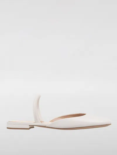 Gianvito Rossi Ballet Flats  Woman Color White In Weiss