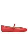 Gianvito Rossi Woman Ballet Flats Red Size 8 Leather In Red