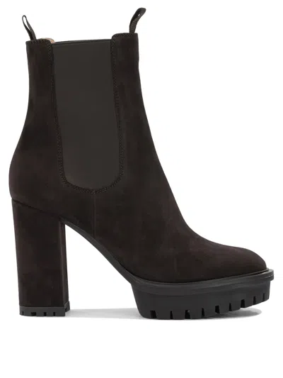 Gianvito Rossi "barry" Pull On Ankle Boots In Multi