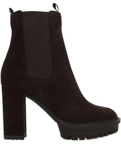Gianvito Rossi Barry Suede Leather Boots In Brown