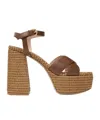 Gianvito Rossi Bebe High-heeled Sandals In Brown
