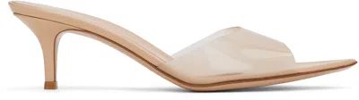 Gianvito Rossi Women's Elle 55 Mules In Neutrals