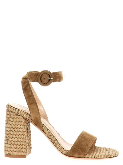 Gianvito Rossi Beige Marbella Heels