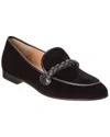 Gianvito Rossi Belem Suede Loafers In Black