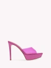 Gianvito Rossi Betty 125mm Platform Mules In Pink