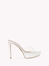Gianvito Rossi Betty 130mm Platform Sandals In White