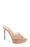 Gianvito Rossi Beige Betty Platform Sandals In Nude