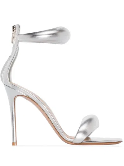 GIANVITO ROSSI BIJOUX 105MM LEATHER SANDALS