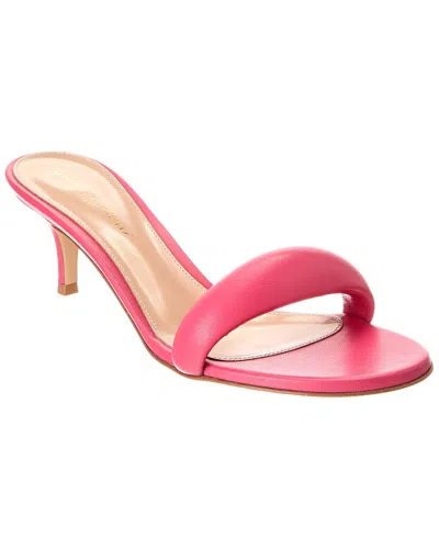 Gianvito Rossi Bijoux 55 Leather Mule In Pink