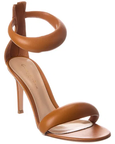 Gianvito Rossi Bijoux 85 Leather Sandal In Brown