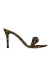 Gianvito Rossi Bijoux 85 Leopard-print Leather Mules In Green