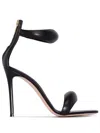 Gianvito Rossi Bijoux 105mm Leather Sandals In Black