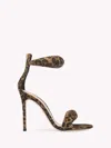 Gianvito Rossi Bijoux 105mm Leopard-print Sandals In Leopard Print