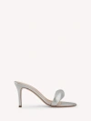Gianvito Rossi Bijoux Mule 85 In Silver