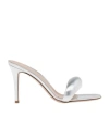 Gianvito Rossi Bijoux 90mm Crystal-embellished Mules In White