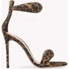 Gianvito Rossi Bijoux 105mm Leopard-print Sandals In Leopard Print