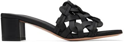 GIANVITO ROSSI BLACK AMALFI 45 MULES