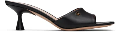 Gianvito Rossi Black Ascent 55 Mules
