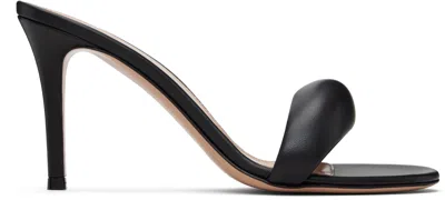 Gianvito Rossi Black Bijoux Mule 85 Heeled Sandals