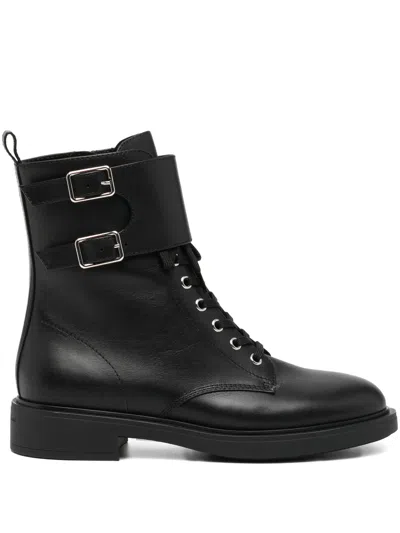 Gianvito Rossi Black Calf Leather Boot