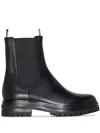 Gianvito Rossi Chester Leather Boots In Black