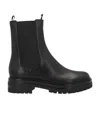 Gianvito Rossi Chester Leather Chelsea Boots In Black