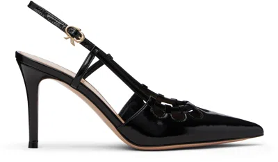Gianvito Rossi Black Eloise 85 Heels