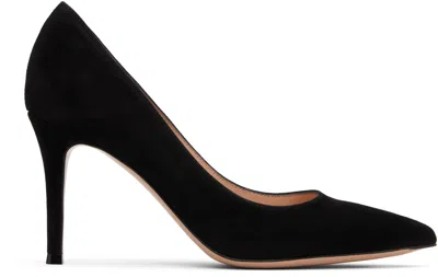 GIANVITO ROSSI BLACK GIANVITO 85 HEELS