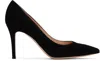 Gianvito Rossi Gianvito 105 Pointed Toe Pumps In Black Leather In Black