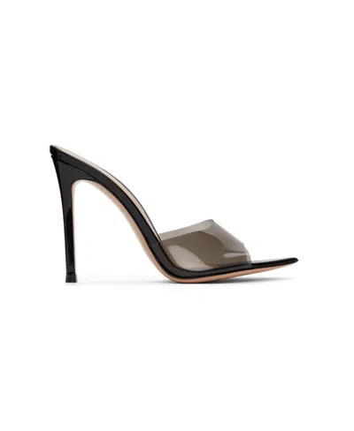 GIANVITO ROSSI BLACK HIGH-HEELED SANDALS