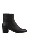 Gianvito Rossi Santiago Leather Zip-fastening Boots In Black