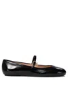 Gianvito Rossi Woman Ballet Flats Black Size 8 Leather In Black
