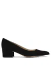 Gianvito Rossi Black Suede Pumps In Black