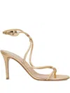 Gianvito Rossi Mamba 85 Metallic Finish Open Toe Sandals