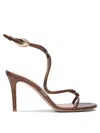 Gianvito Rossi Black Mamba 85 Sandals In Brown
