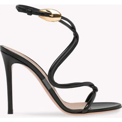 Gianvito Rossi Black Mamba Sandals