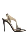 Gianvito Rossi Metropolis Twisted Stiletto-heeled Sandals In Black