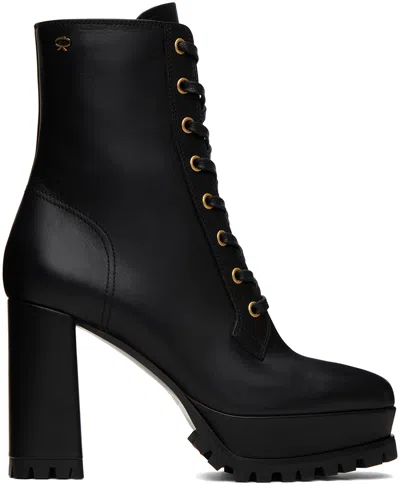 Gianvito Rossi Black Platform Boots