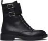Gianvito Rossi Ankle Boots With Buckle And Round Toe In Black