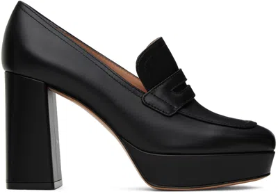 Gianvito Rossi Black Rouen Heels