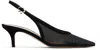 Gianvito Rossi Pointed Toe Slingback Pump In Black