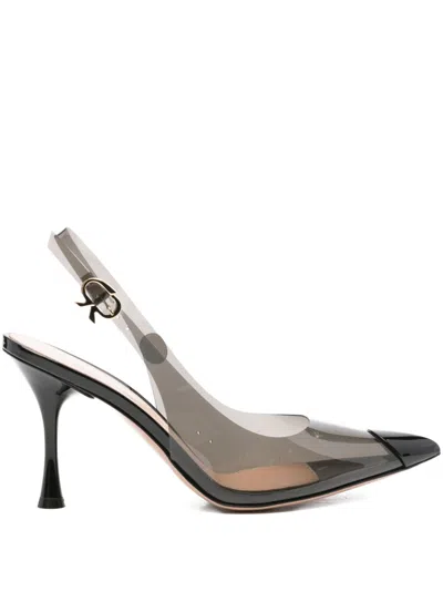 Gianvito Rossi Black Slingback With Heel