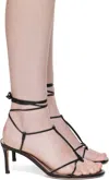 Gianvito Rossi Strappy Nappa High Heel Sandals In Black