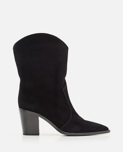 Gianvito Rossi Black Suede Boots