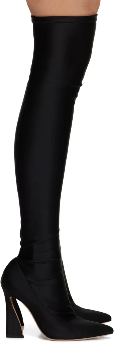 Gianvito Rossi Black Vertigo Tall Boots
