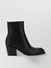 Gianvito Rossi Smooth Leather Ankle Boots With Pointed Toe