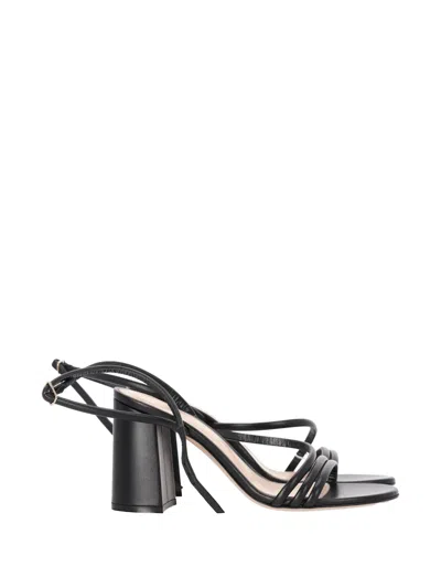 Pre-owned Gianvito Rossi Block-heel Sandals In Black